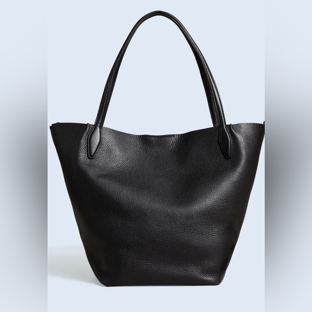 Madewell Shopper Tote in Soft Grain Pebbled Leather